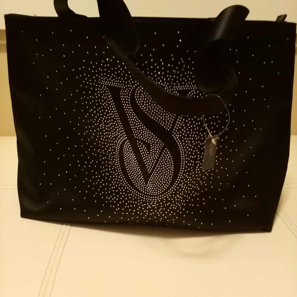 Victoria's Secret Black Tote Bag